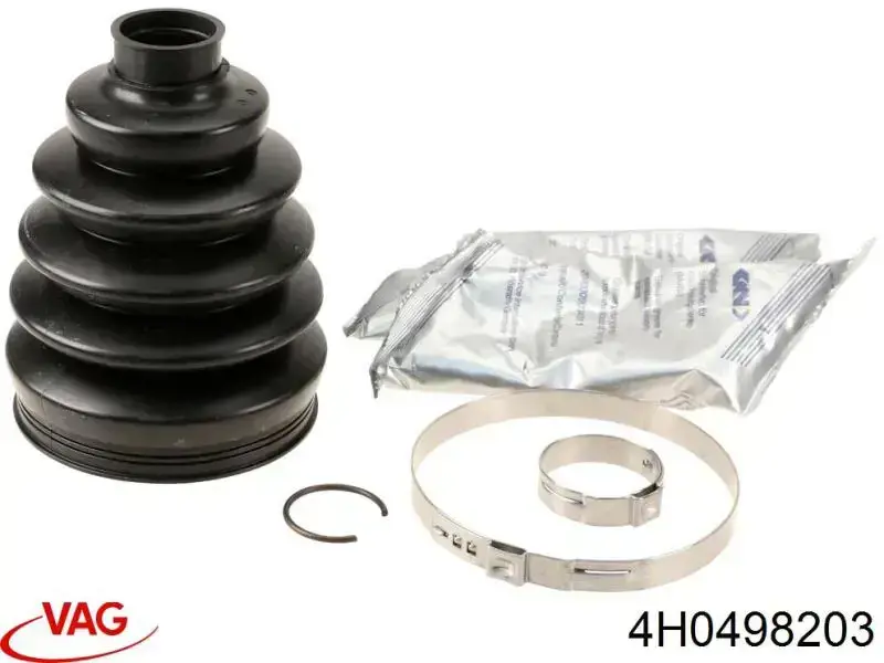 Osłona przegubu homokinetycznego półosi przedniej zewnętrzna VAG 4H0498203 cena, od 18,54 USD