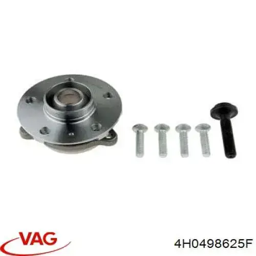 Łożysko piasty przedniej 4H0498625F VAG