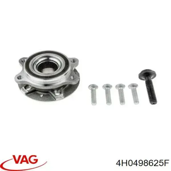 Do koszyka 4H0498625F VAG Łożysko piasty przedniej