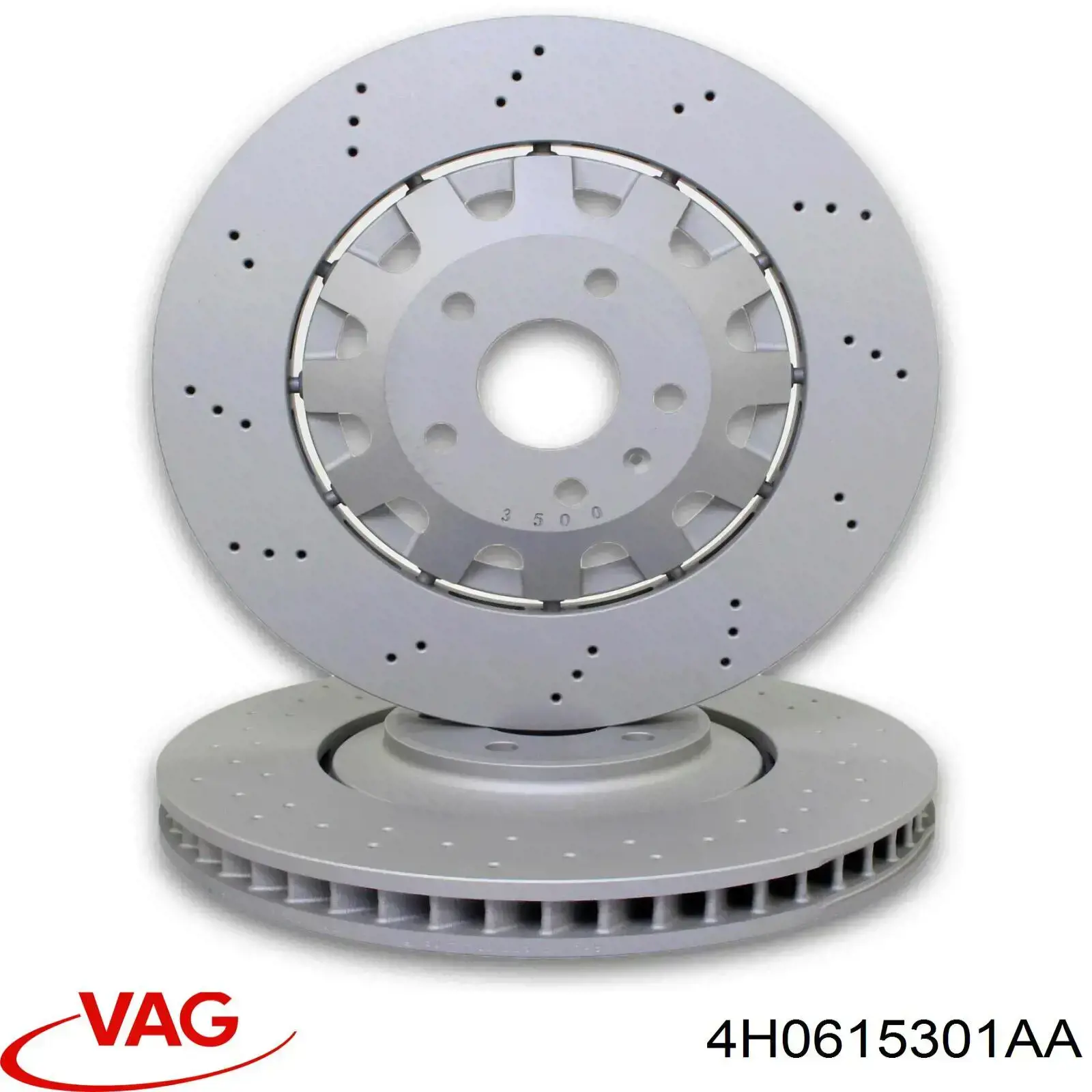 Tarcza hamulcowa przednia VAG 4H0615301AA cena, od 490,50 USD