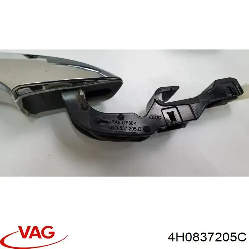 Klamka drzwi lewych zewnętrzna przednia/tylna VAG 4H0837205C cena, od 83,43 USD