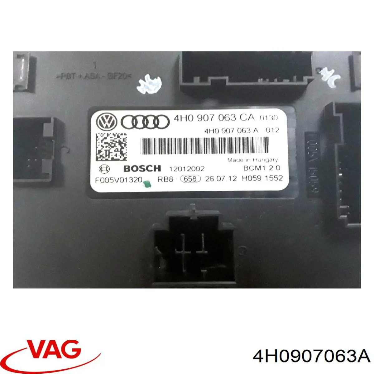 Do koszyka 4H0907063BE VAG Sterownik instalacji elektrycznej wnętrza