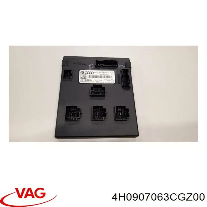 Sterownik instalacji elektrycznej wnętrza VAG 4H0907063CGZ00 cena, od 105,56 USD