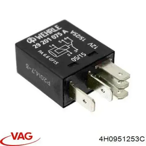Do koszyka 4H0951253C VAG Przekaźnik rozrusznika
