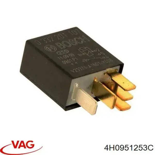 Przekaźnik rozrusznika VAG 4H0951253C cena, od 12,40 USD