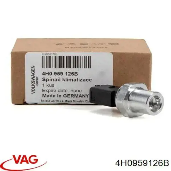 Do koszyka 4H0959126B VAG Czujnik ciśnienia bezwzględnego klimatyzacji