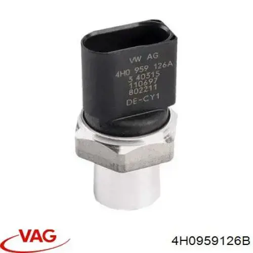Czujnik ciśnienia bezwzględnego klimatyzacji VAG 4H0959126B