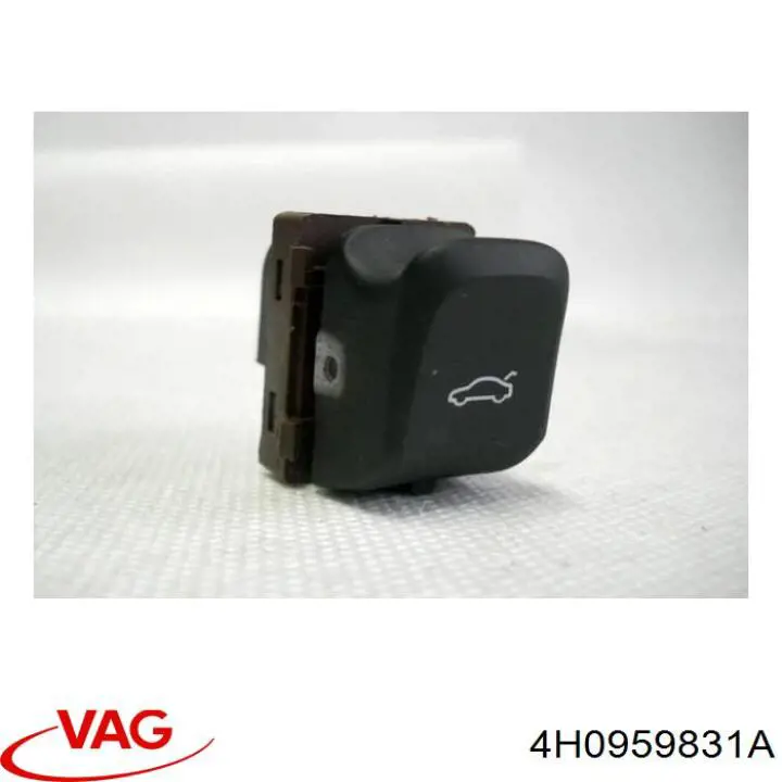 4H0959831A VAG Przycisk klapy bagażnika (3/5 drzwi) w kabinie