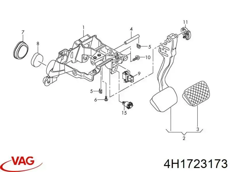  VAG 4H1723173 cena, od 25,02 USD