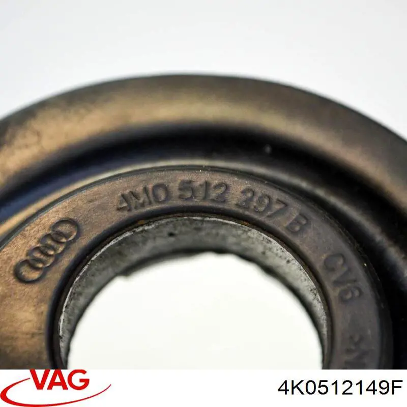 Do koszyka 4K0512149F VAG Pierścień gumowy sprężyny tylnej górny