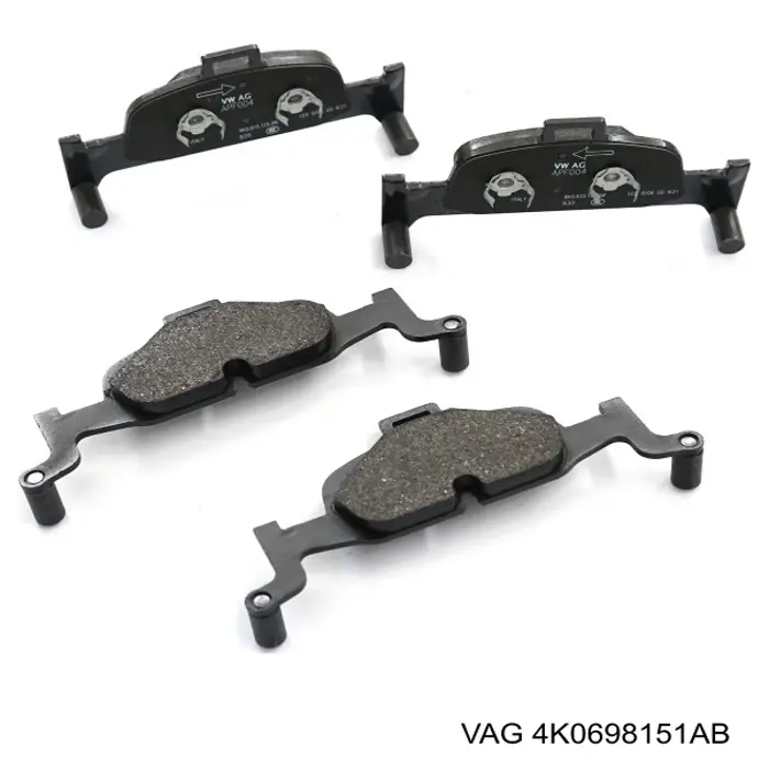 Klocki hamulcowe przednie tarczowe VAG 4K0698151AB cena, od 66,39 USD