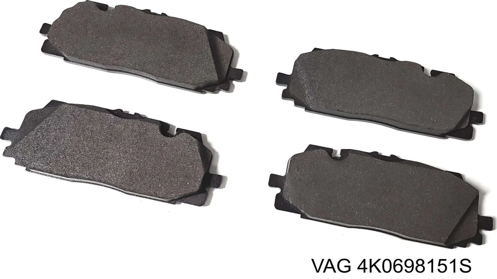 4K0698151S VAG Klocki hamulcowe przednie tarczowe