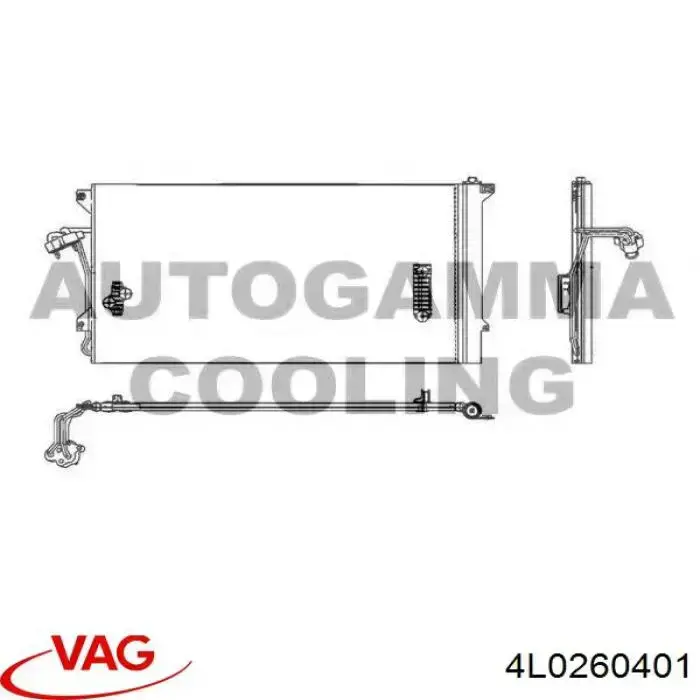 4L0260401 VAG Chłodnica klimatyzacji
