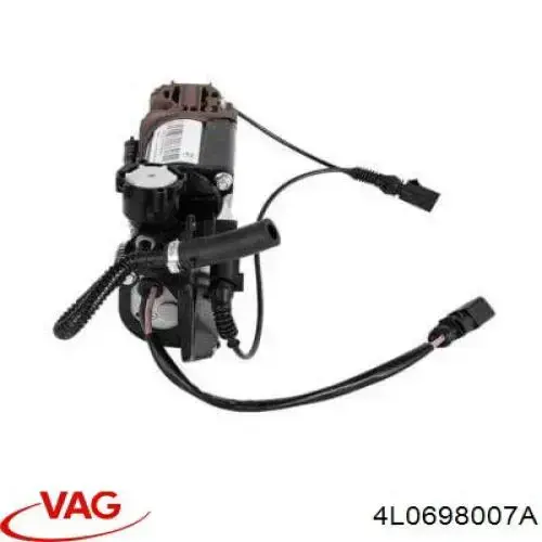 Do koszyka 4L0698007A VAG Kompresor zawieszenia pneumatycznego