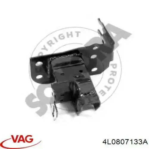 Wspornik wzmocnienia zderzaka przedniego VAG 4L0807133A cena, od 44,38 USD
