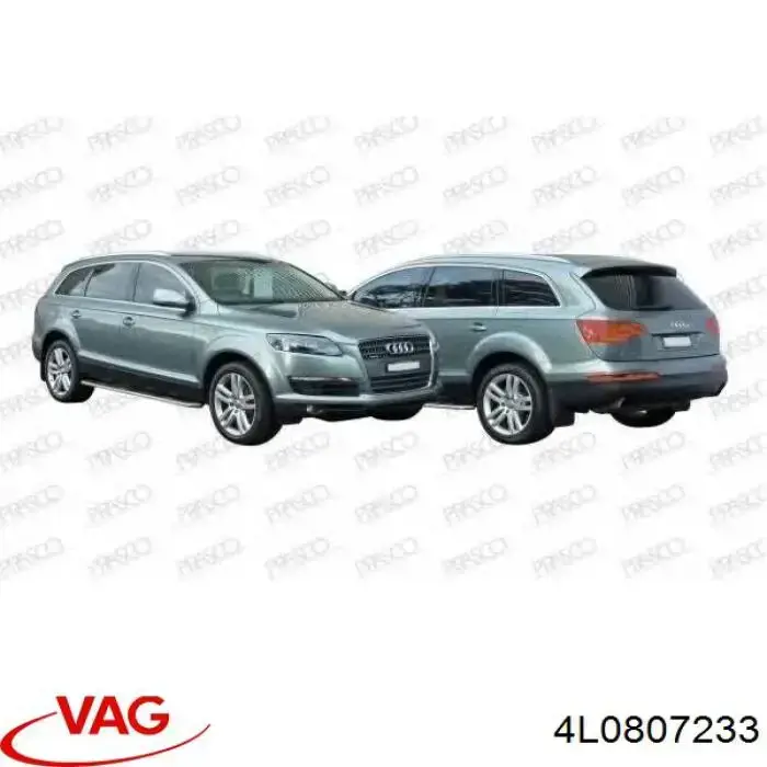 4L0807233 VAG Zderzak przedni