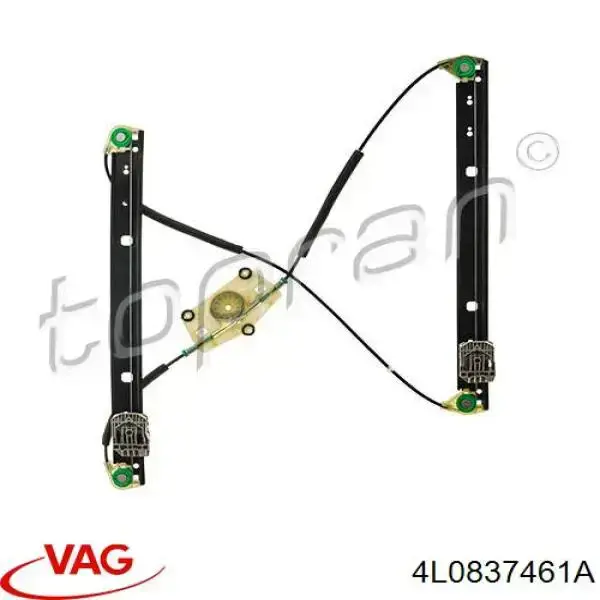 4L0837461A VAG mechanizm podnoszenia szyby drzwi przednich lewych