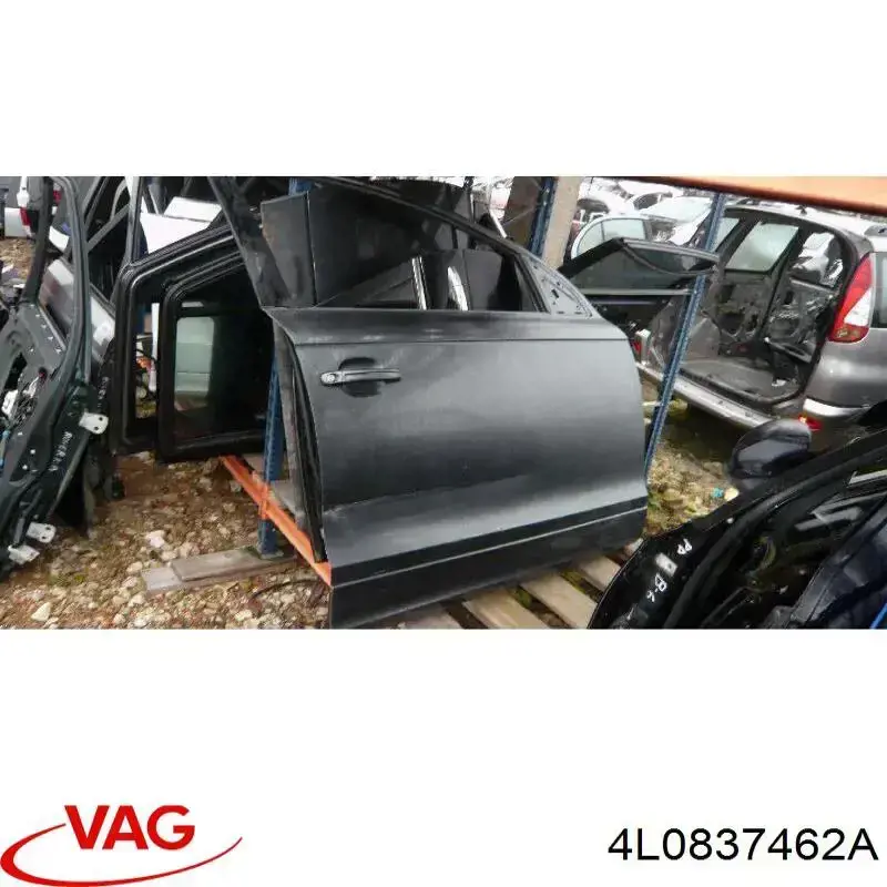 Do koszyka 4L0837462A VAG Mechanizm podnoszenia szyby drzwi przednich prawych