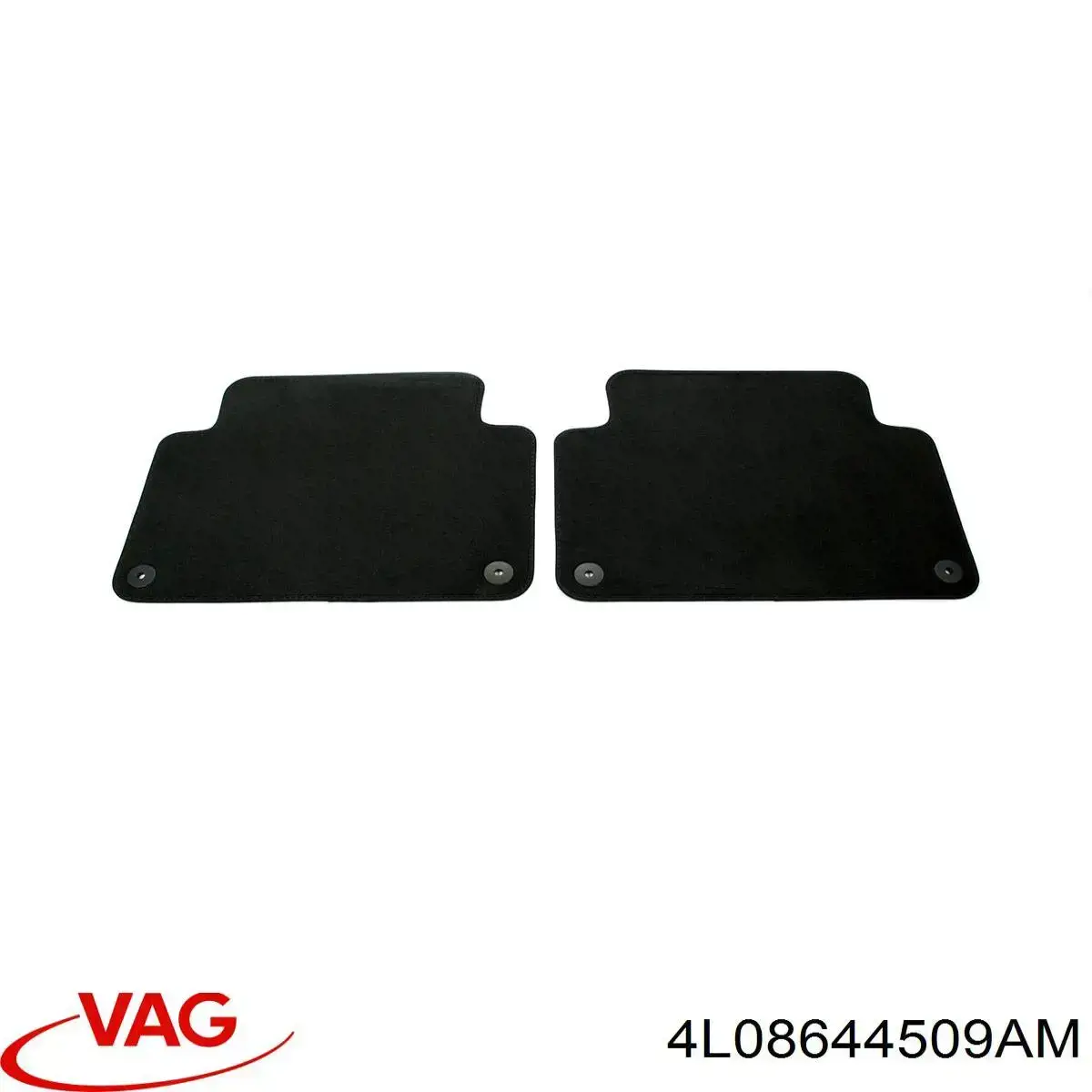 Dywaniki przód+tył, komplet do Audi Q7  4LB