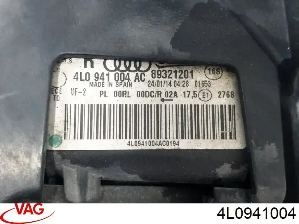 4L0941004 VAG Reflektor prawy