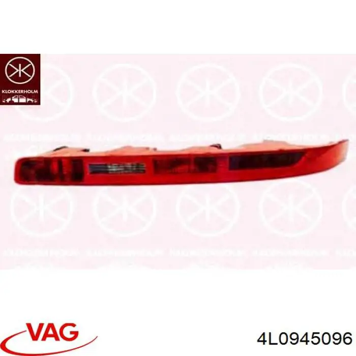 Do koszyka 4L0945096 VAG Lampa zespolona zderzaka tylnego prawa