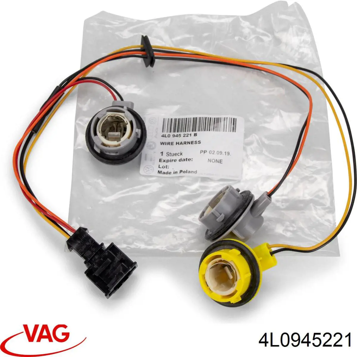 4L0945221 VAG Gniazdo lampy reflektora