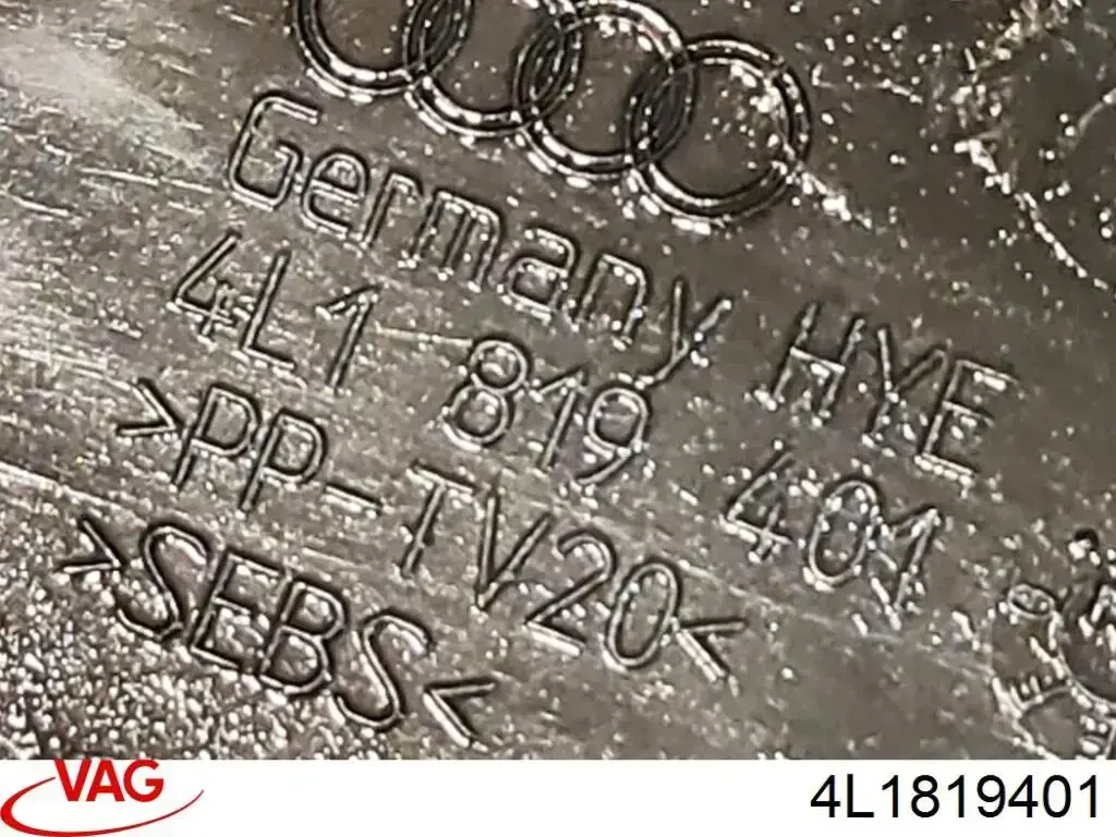 Podszybie szyby czołowej VAG 4L1819401 cena, od 139,27 USD