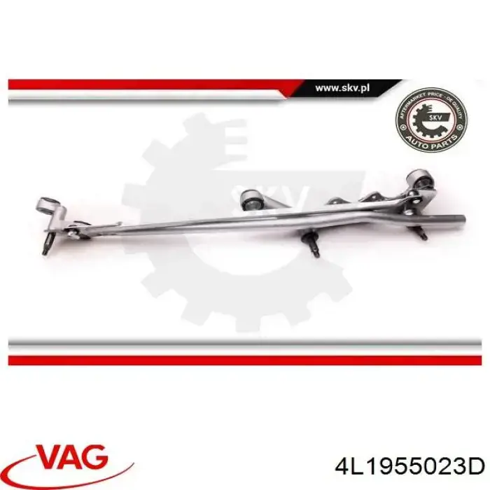 Mechanizm wycieraczek VAG 4L1955023D cena, od 148,07 USD