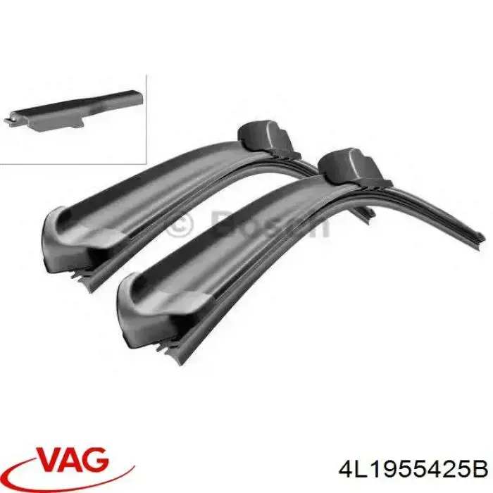 Do koszyka 4L1955425B VAG Pióro wycieraczki szyby przedniej kierowcy