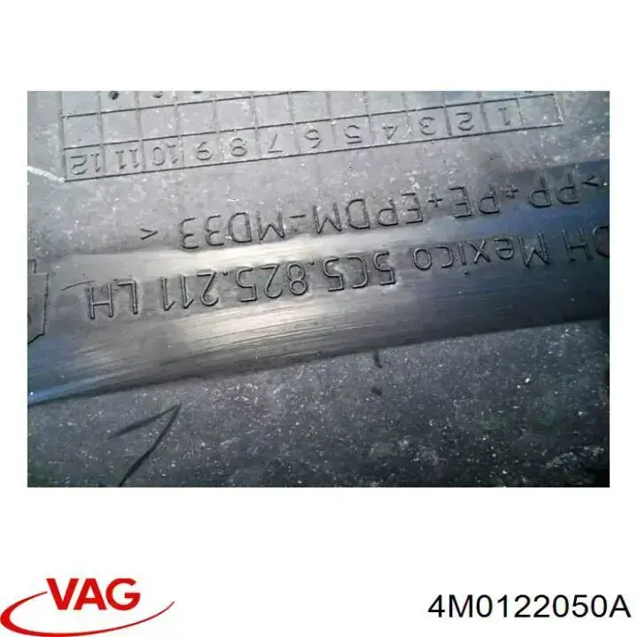 Do koszyka 4M0122050A VAG Przewód (króciec) układu chłodzenia