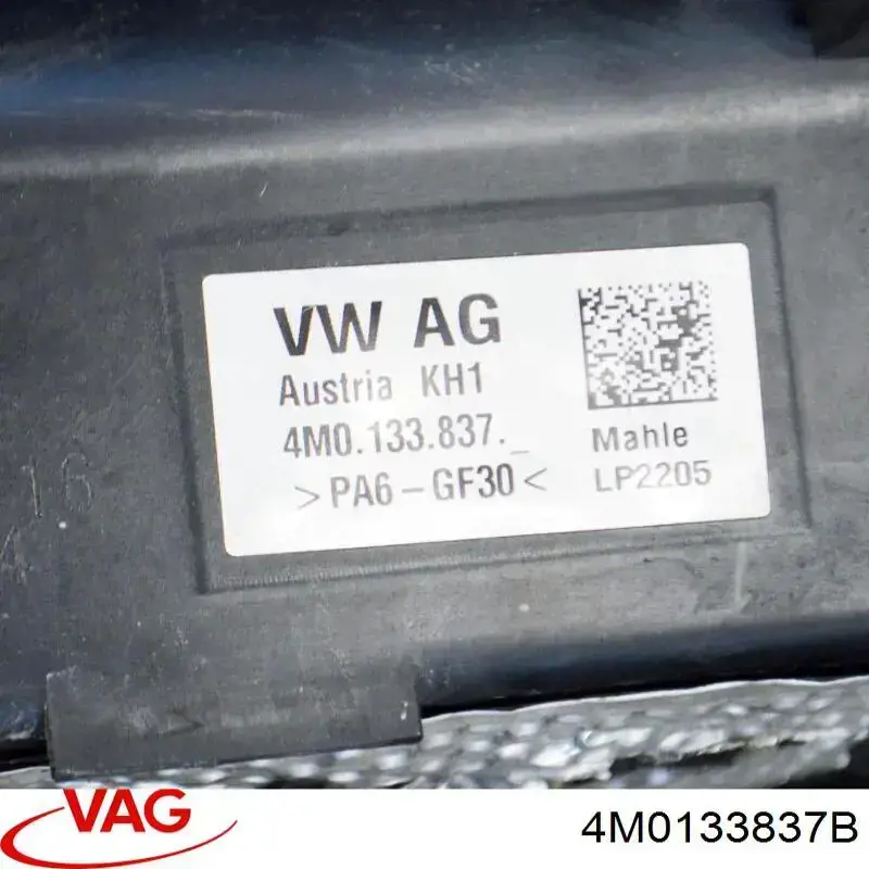 Do koszyka Obudowa filtra powietrza Audi Q7  4MB, 4MG, 4MQ