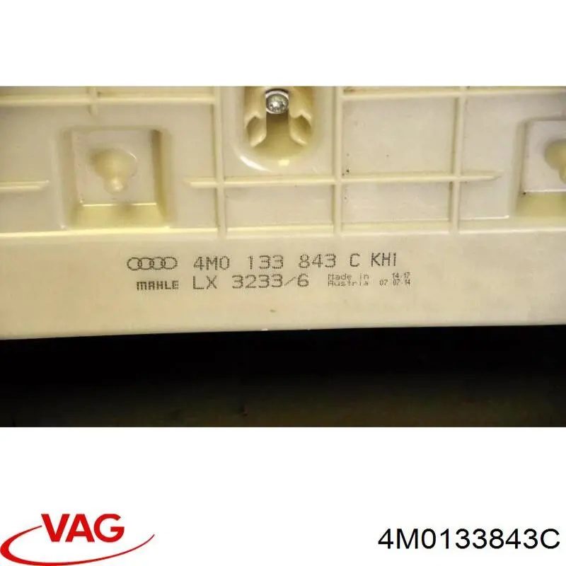 Do koszyka 4M0133843C VAG Filtr powietrza