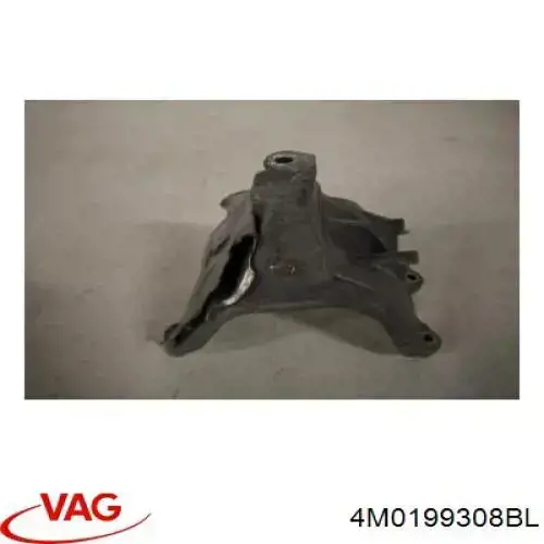 Do koszyka 4M0199308BL VAG Wspornik prawej poduszki (podpory) silnika