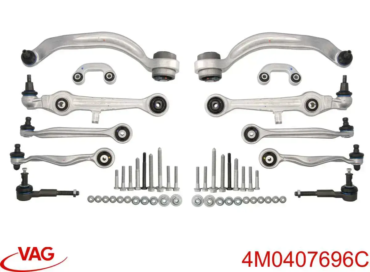 4M0407696C VAG Wahacz zawieszenia przedniego dolny prawy