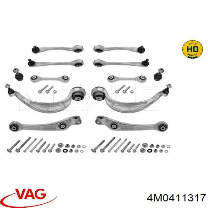 Łącznik stabilizatora przedniego 4M0411317 VAG