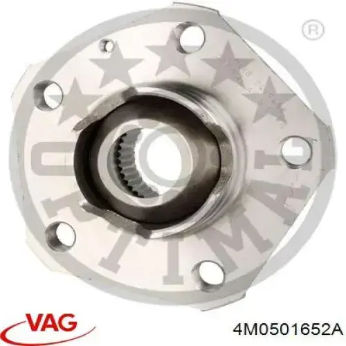 4M0501652A VAG Piasta tylna