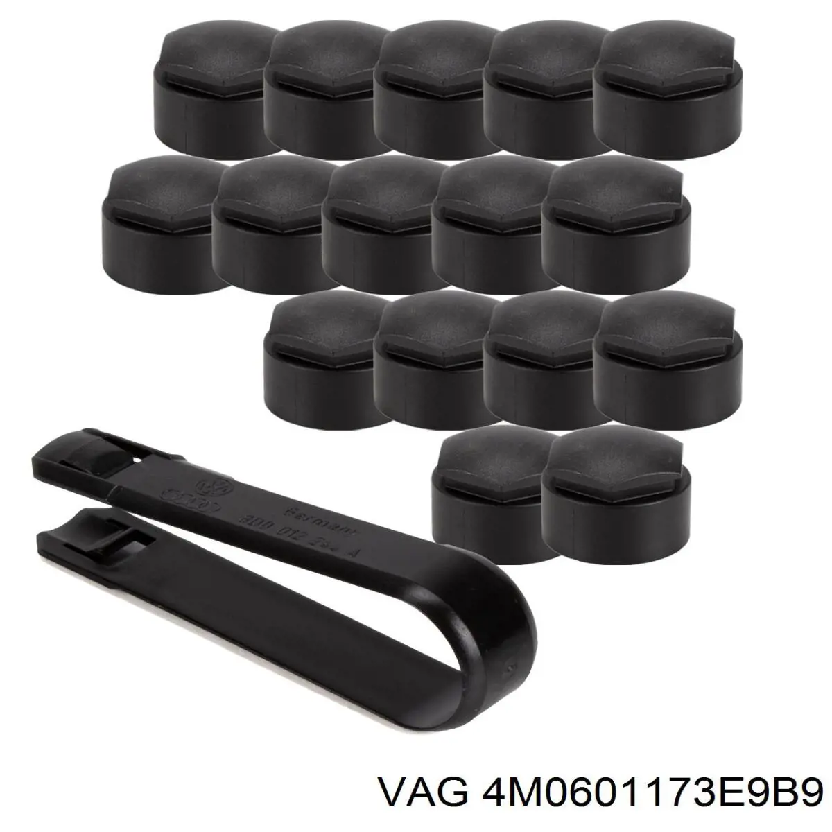 Nakładka na nakrętkę koła VAG 4M0601173E9B9 cena, od 1,57 USD