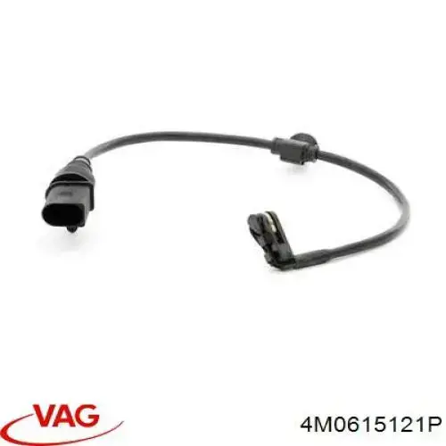 4M0615121P VAG Czujnik zużycia klocków hamulcowych tylny