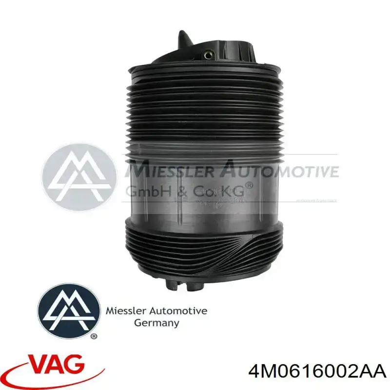 Poduszka pneumatyczna (resor pneumatyczny) mostu tylnego VAG 4M0616002AA cena, od 159,39 USD