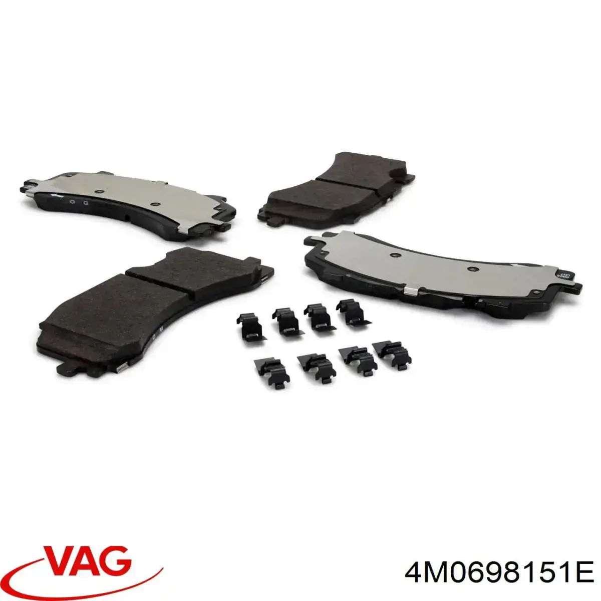 Klocki hamulcowe przednie tarczowe VAG 4M0698151E cena, od 78,07 USD