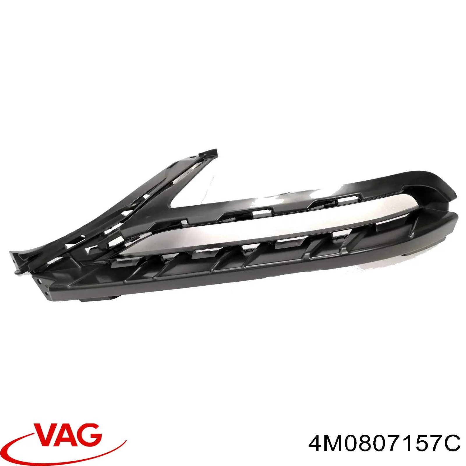 Deflektor przedniego zderzaka lewy VAG 4M0807157C cena, od 32,68 USD