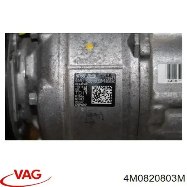 Do koszyka 4M0820803M VAG Sprężarka klimatyzacji