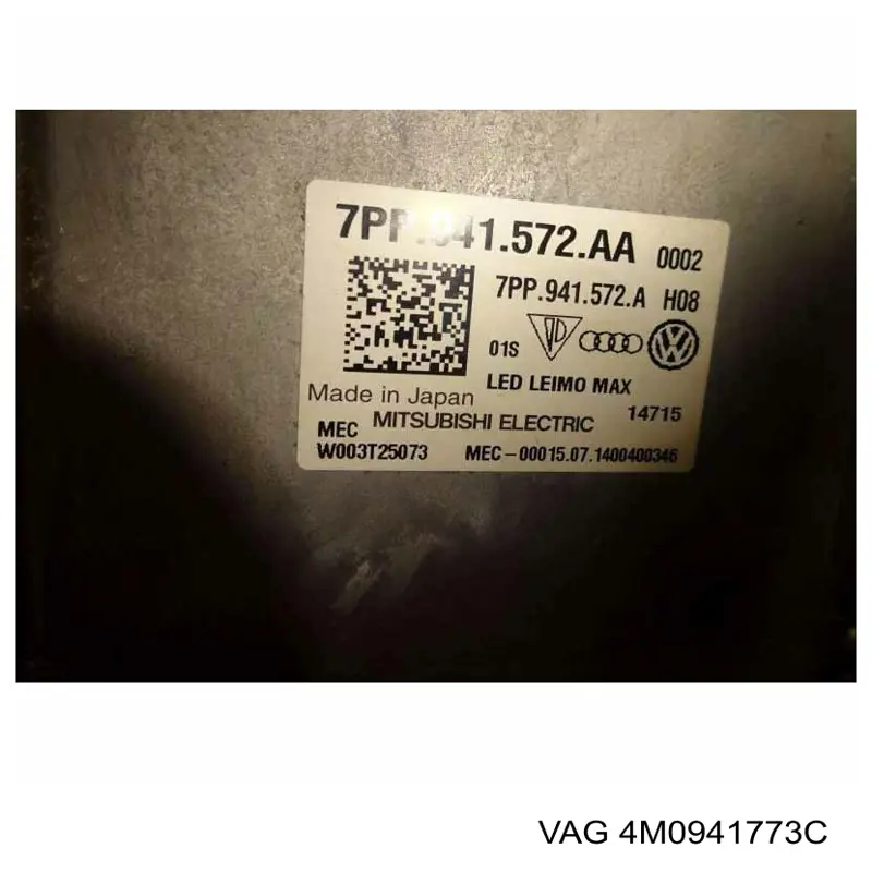 Reflektor lewy VAG 4M0941773C cena, od 15,94 USD