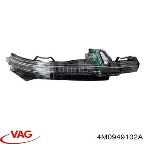 Kierunkowskaz lusterka prawy VAG 4M0949102A cena, od 48,84 USD