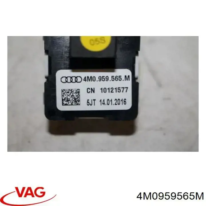 4M0959565M VAG Sterownik lusterek bocznych, na drzwi