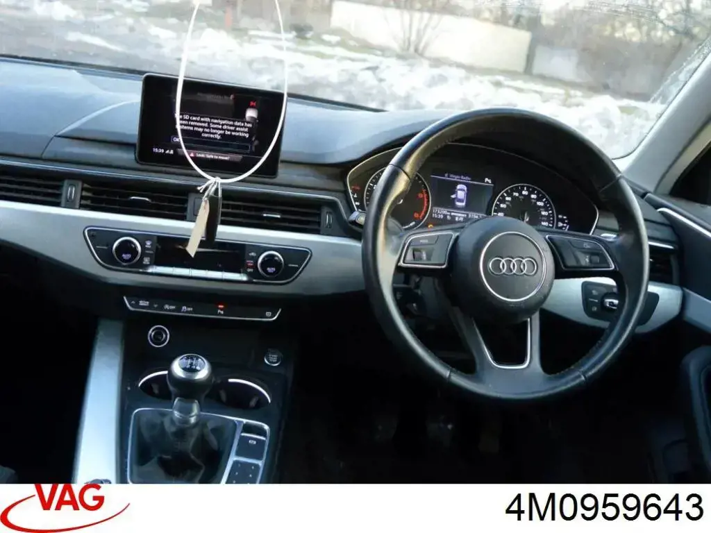 Do koszyka 4M0959643 VAG Czujnik AIRBAG przedni