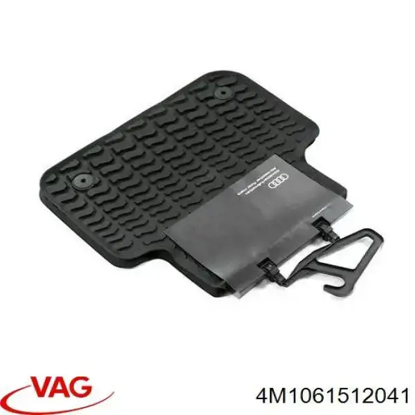 4M1061512041 VAG Dywanik tylny, zestaw 2 szt.