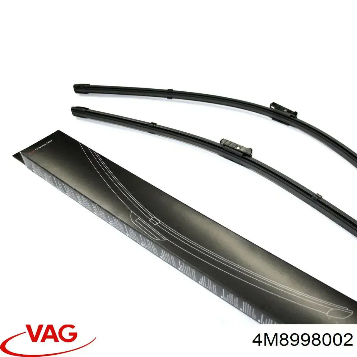 4M8998002 VAG Pióro wycieraczki szyby przedniej, zestaw (2 szt.)