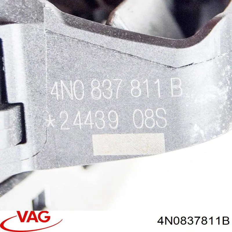 4N0837811B VAG Pałąk zewnętrznej klamki drzwi tylnych lewych