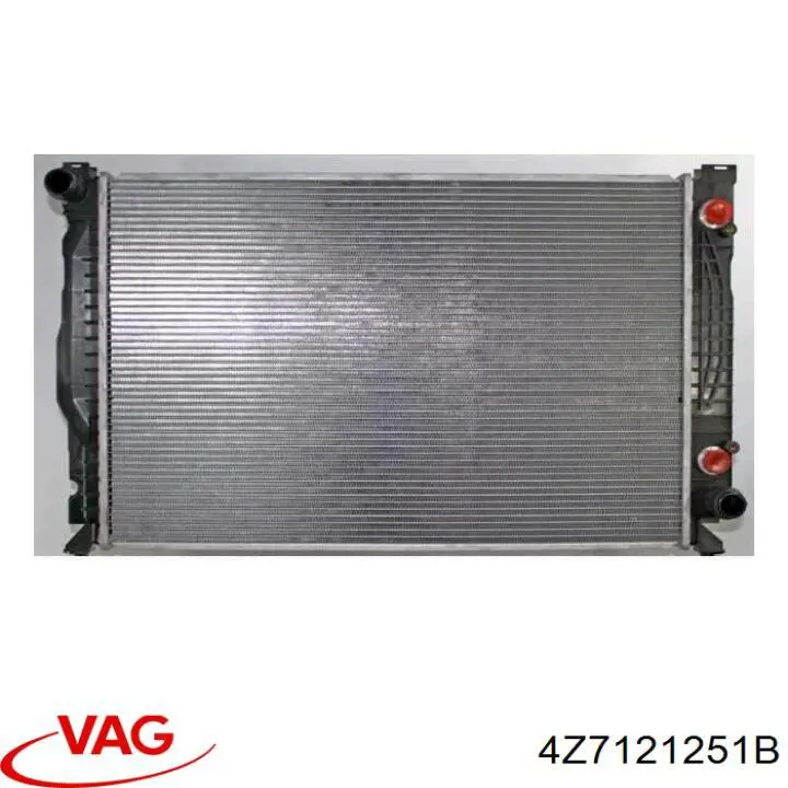 Do koszyka 4Z7121251B VAG Chłodnica silnika
